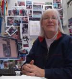 Nancy Lazarz in her office.