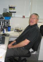 Steve Sutton in his office.