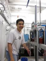 Tony Yu in the lab.