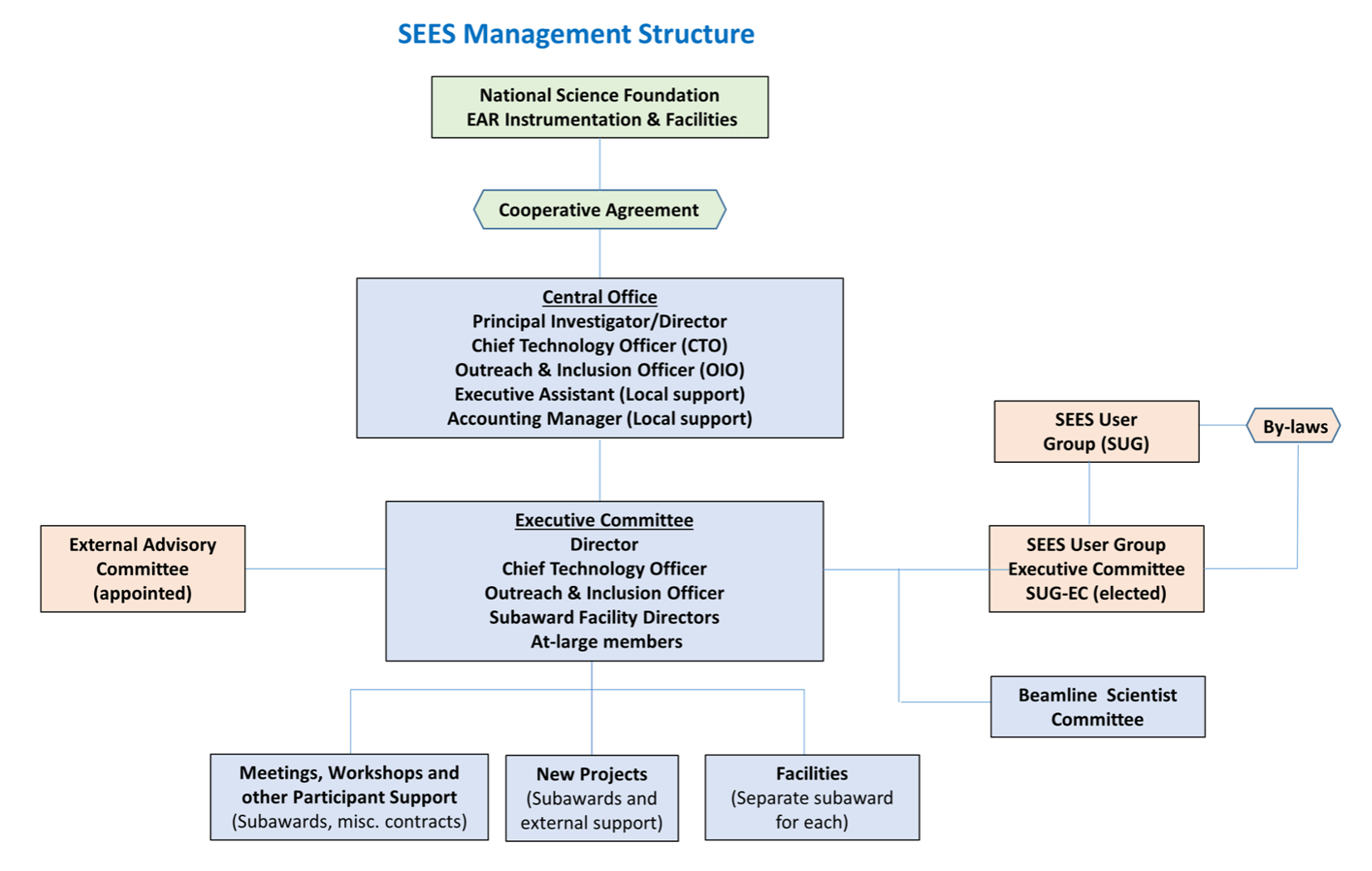 SEES Organizational Chart