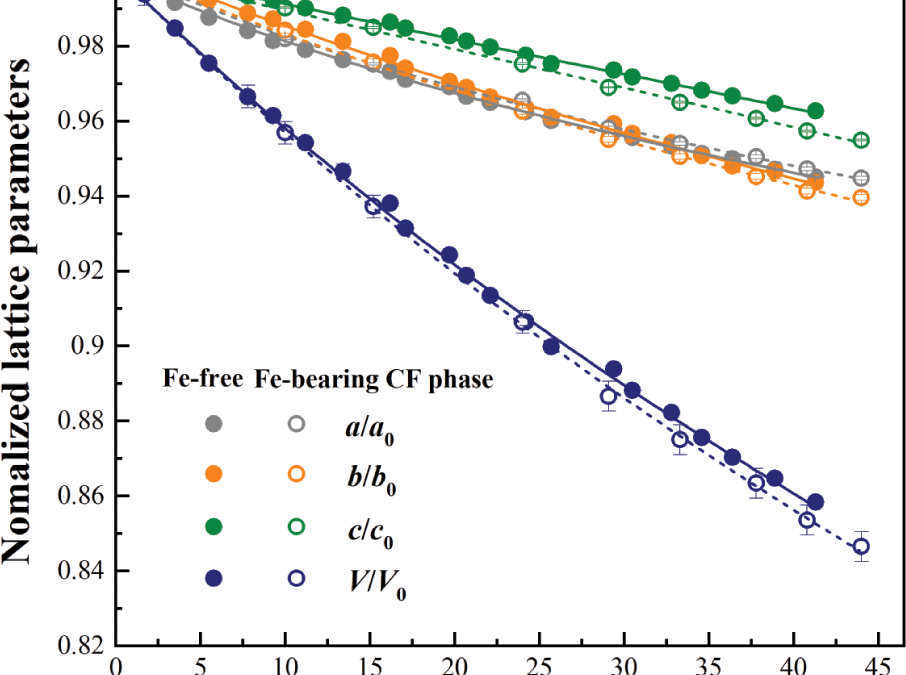 Crystal structure of calcium-ferrite type NaAlSiO4 up to 45 GPa