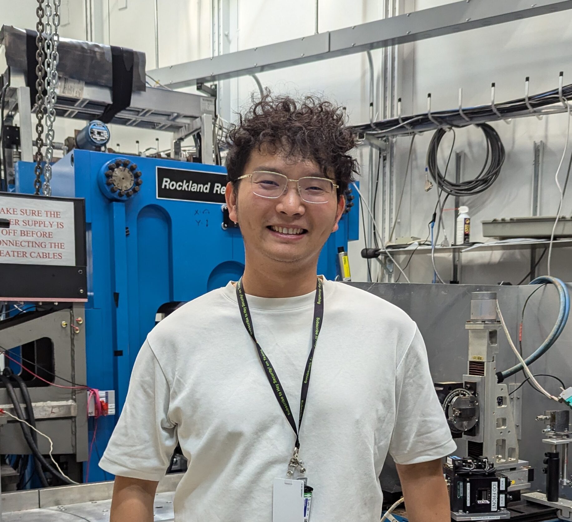 Qi Chen in the lab.