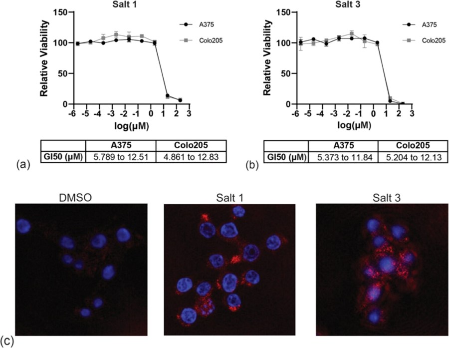 Synthesis, Optical Spectroscopy, and Laser and Biomedical Imaging Application Potential of 2,4,6-Triphenylpyrylium Tetrachloroferrate and Its Derivatives