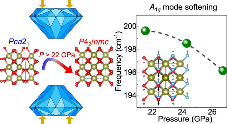 Pressure-Driven Polar Orthorhombic to Tetragonal Phase Transition in Hafnia at Room Temperature
