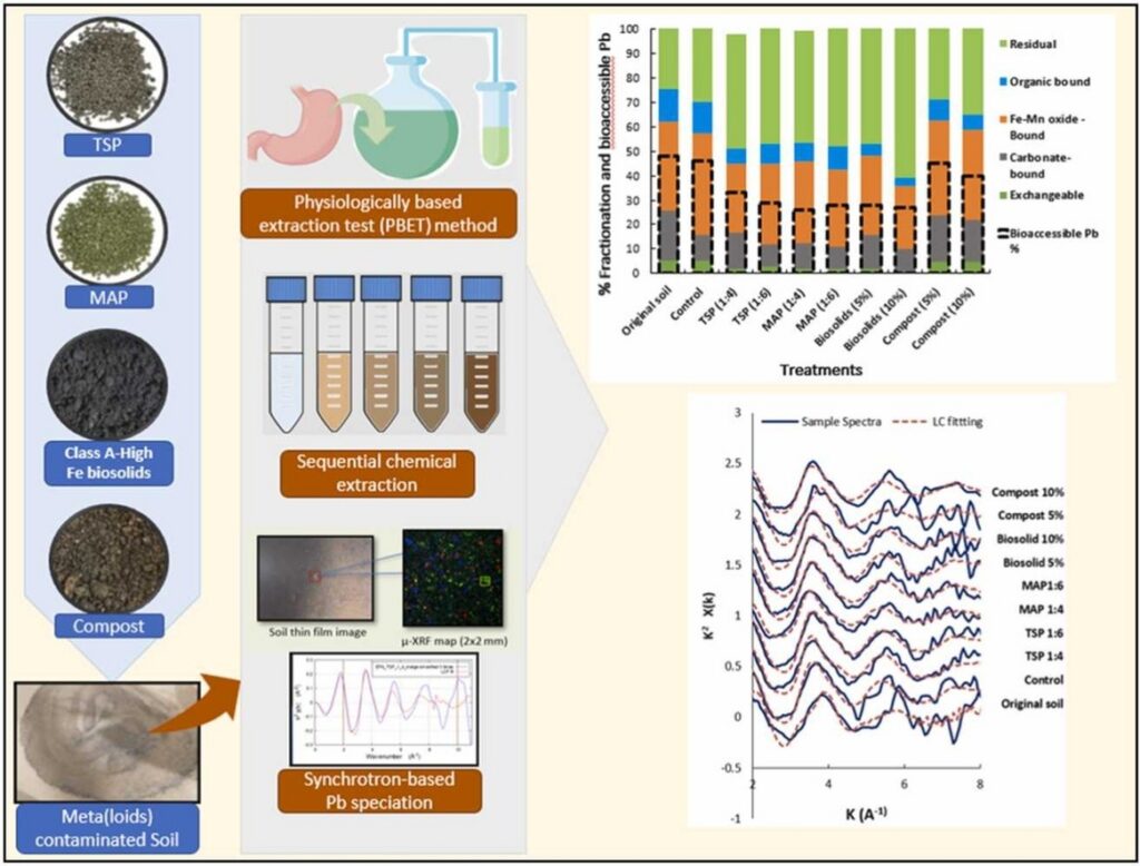 Mitigating lead bioaccessibility in metal (loid) s contaminated alkaline soils using soil amendments: Evaluating efficacy using in vitro bioaccessibility, sequential extraction, and synchrotron techniques